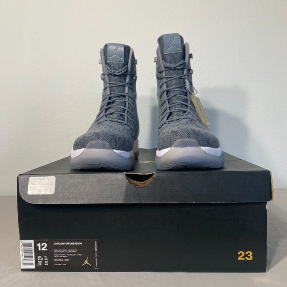 NEW - Nike Jordan Future Boot Cool Gray - Size 12 Style 854554-003 - Picture 2 of 7